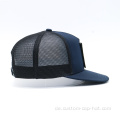 Benutzerdefinierte Stickerei Mesh Navy Blue Gorras Cap